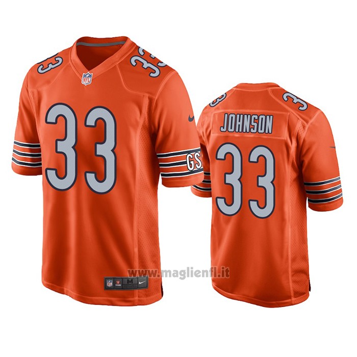 Maglia NFL Game Chicago Bears Jaylon Johnson Alternato Arancione